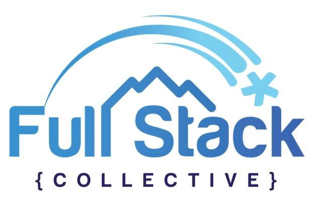 Logo with mountain ranges and star